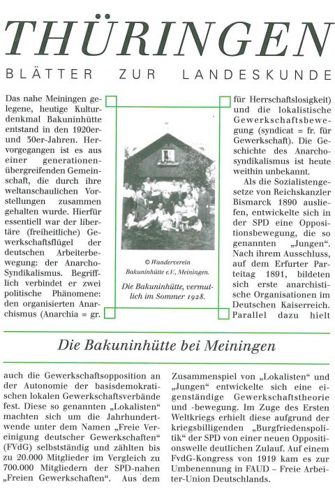 111 - Die Bakuninhütte bei Meiningen