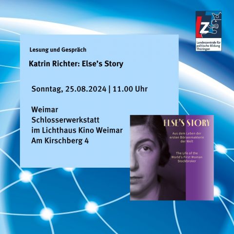 Else’s Story - Lesung und Gespräch