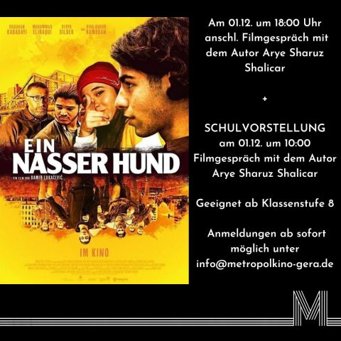 Ein nasser Hund