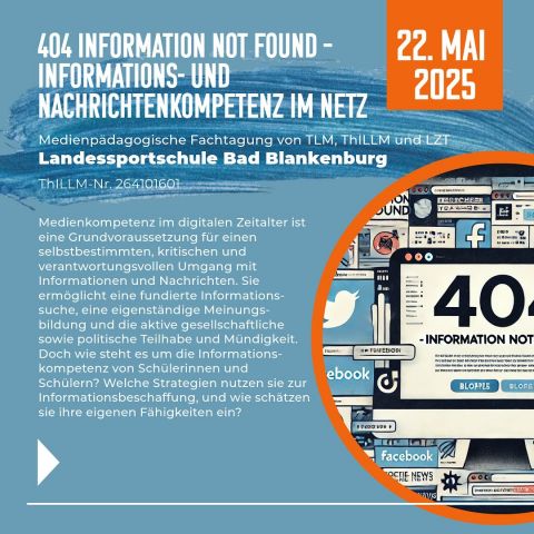 404 Information not found –  Informations- und Nachrichtenkompetenz im Netz