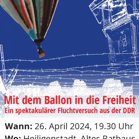 Mit dem Ballon in die Freiheit