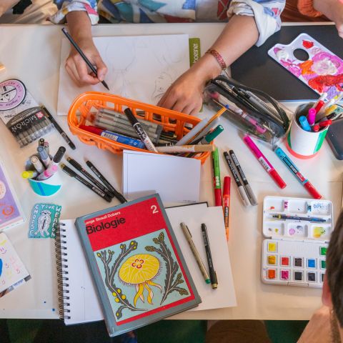 Kreativworkshops mit dem Live Art Club beim Sonnenunterklang-Festival in Erfurt