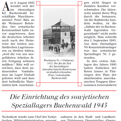 [56] - Die Einrichtung des sowjetischen Speziallagers Buchenwald 1945