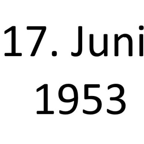 Wir wollen freie Menschen sein! Der DDR-Volksaufstand vom 17. Juni 1953