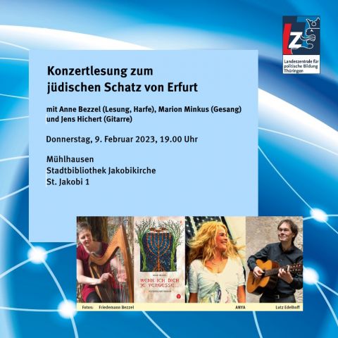Konzertlesung zum jüdischen Schatz von Erfurt