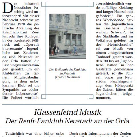 [65] - Klassenfeind Musik Der Renft-Fanklub Neustadt an der Orla