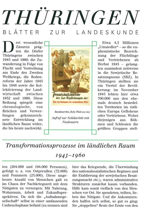 110 -  Transformationsprozesse im ländlichen Raum 1945-1960